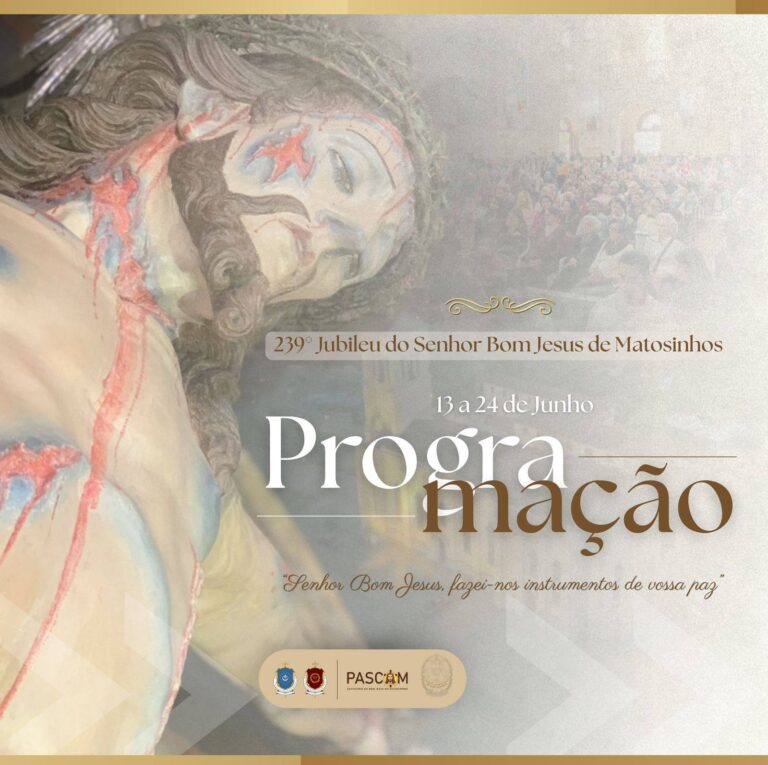 Santuário divulga programação do 239º Jubileu do Senhor Bom Jesus de Matosinhos