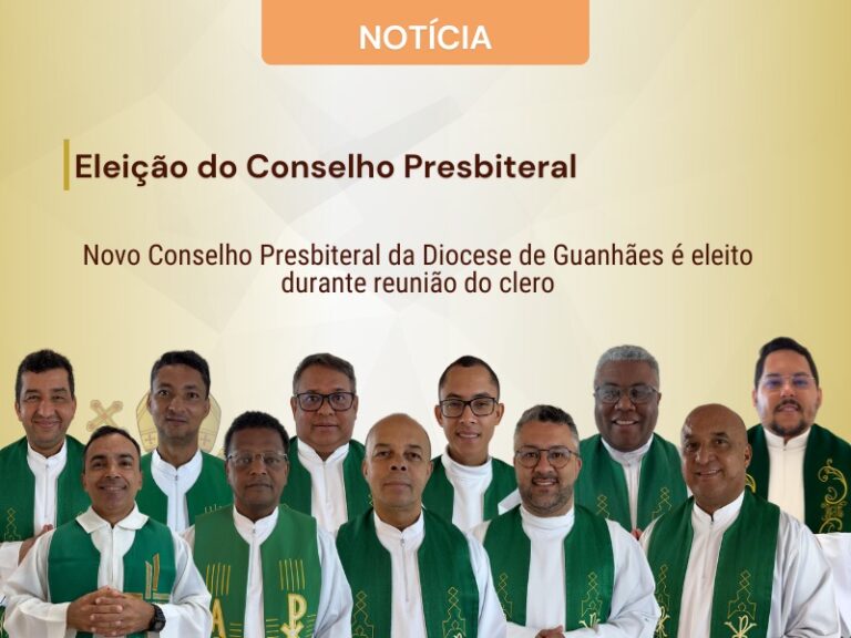 Novo Conselho Presbiteral da Diocese de Guanhães é eleito durante reunião do clero