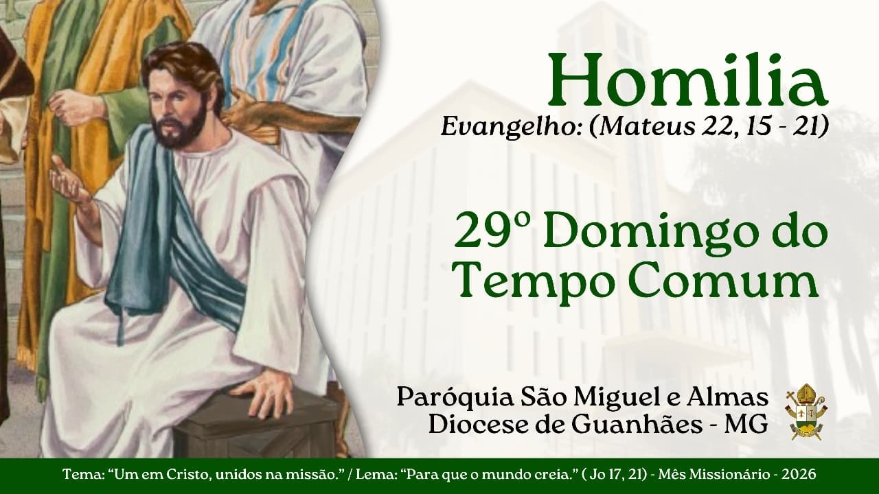 Homilia | 29º Domingo do Tempo Comum | 18/10/2026 - Dom Otacilio F. de Lacerda